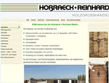 Tablet Screenshot of hobraeck.de